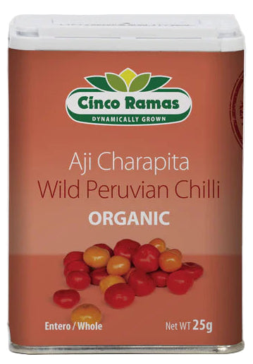 AJI CHARAPITA ENTERO ORGÁNICO CINCO RAMAS 25G