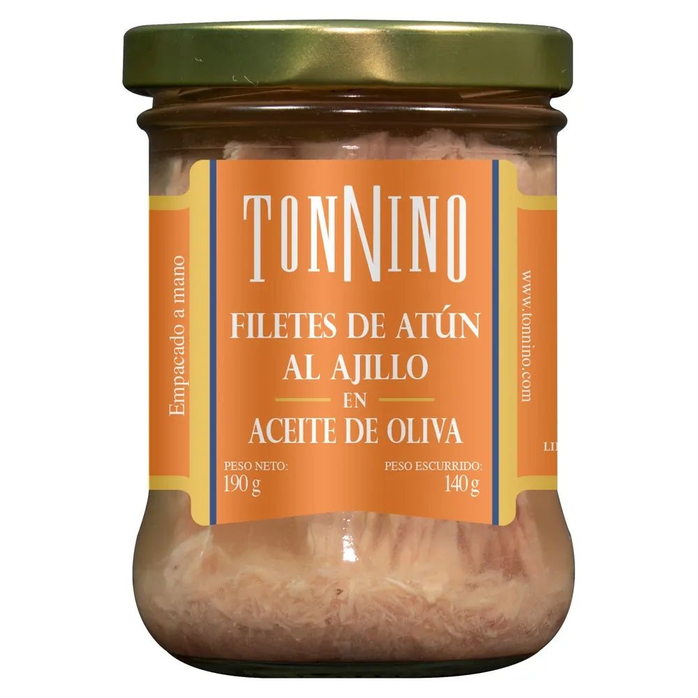 FILETE DE ATÚN AL AJILLO TONNINO 190G