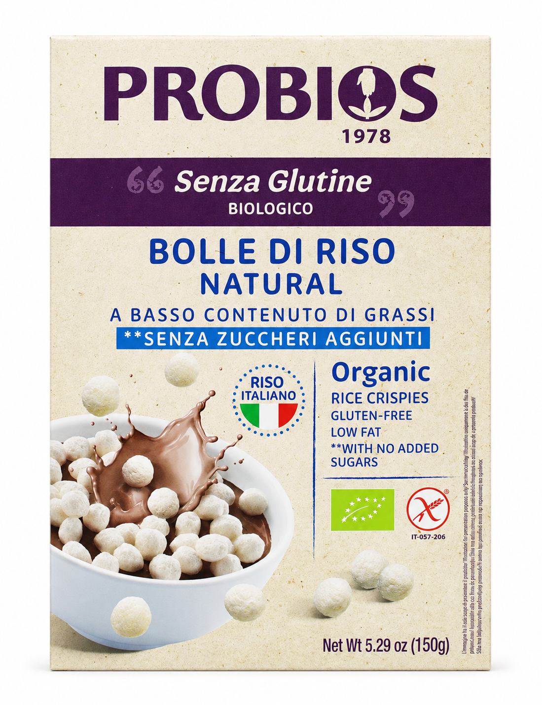 BOLAS DE ARROZ PROBIOS 150G