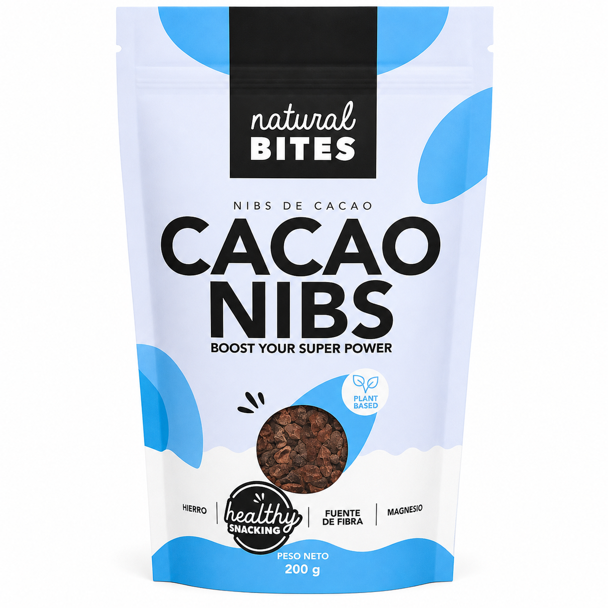 CACAO NIBS NATURAL BITES 200G