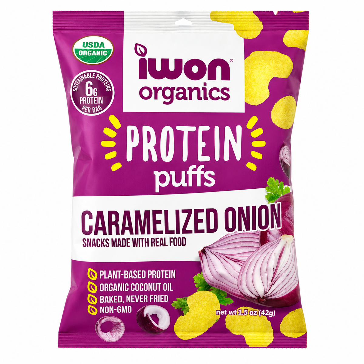 SNACK PROTEIN CEBOLLA IWON 42g