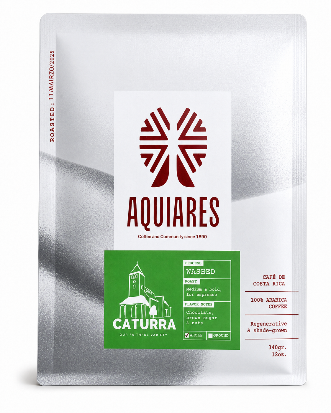 CAFE GRANO CATURRA AQUIARES 250g