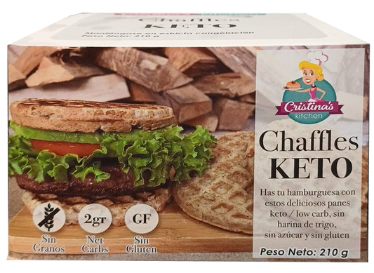 CHAFFLES KETO 210G CRISTINA S-KITCHEN