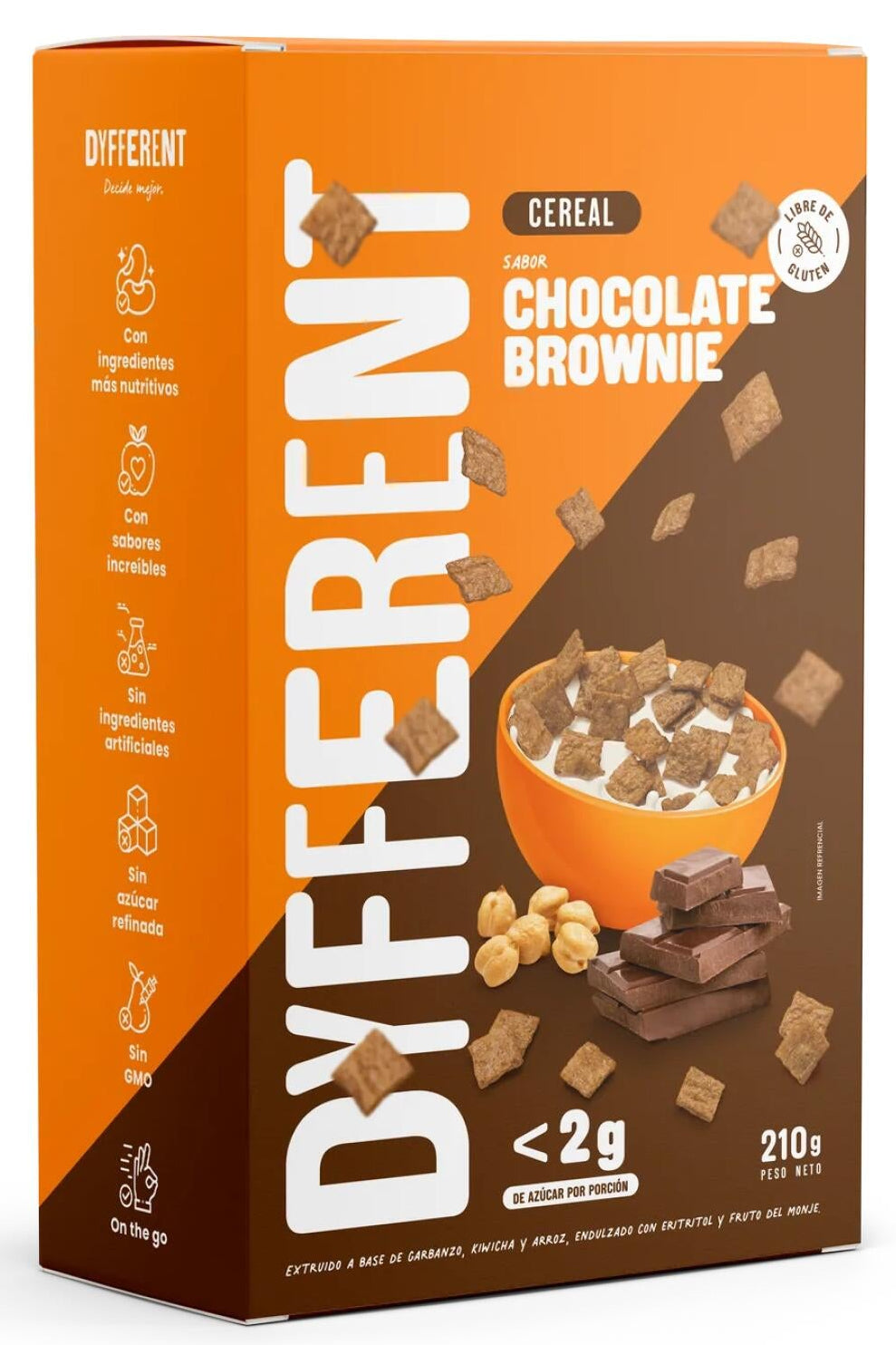 CEREAL CHOCO BROWNIE DYFFERENT 210G