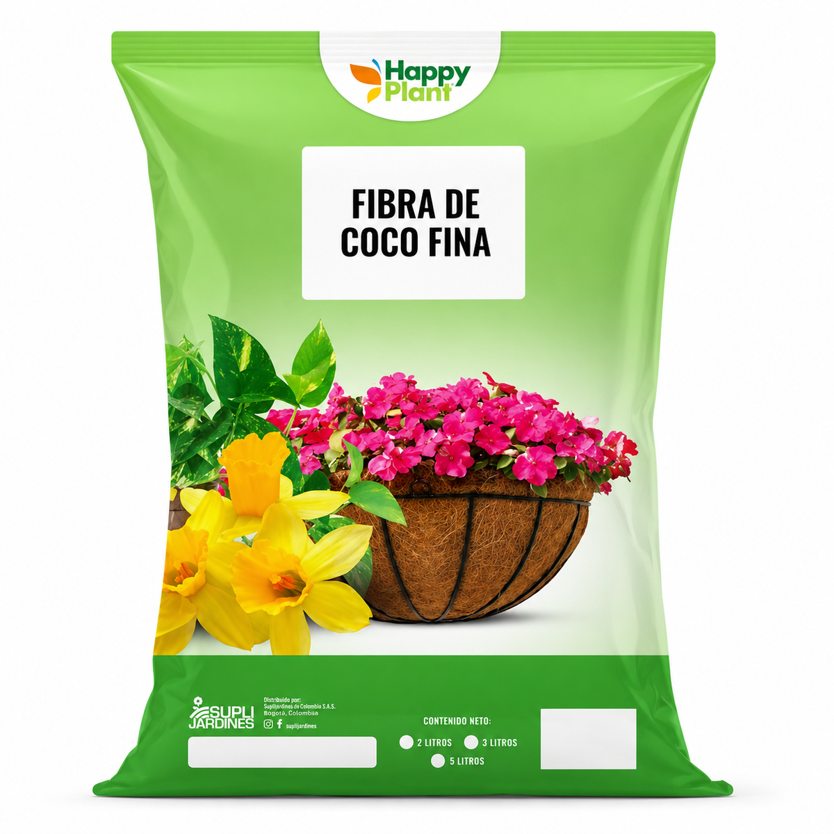 FIBRA DE COCO SUPLI JARDINES 2L