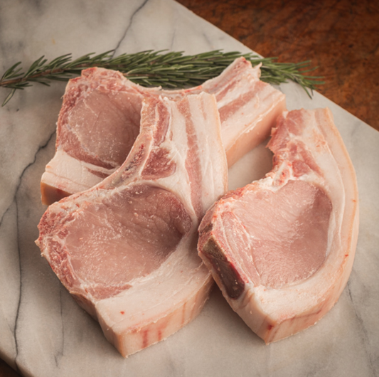 RIB CHOPS CHULETA CERDO GRASS FED UNIDAD