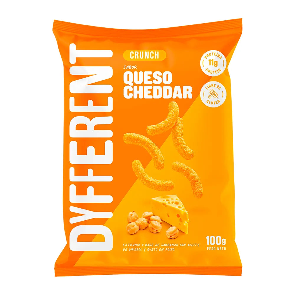 SNACK QUESO CHEDDAR DYFFERENT 100g