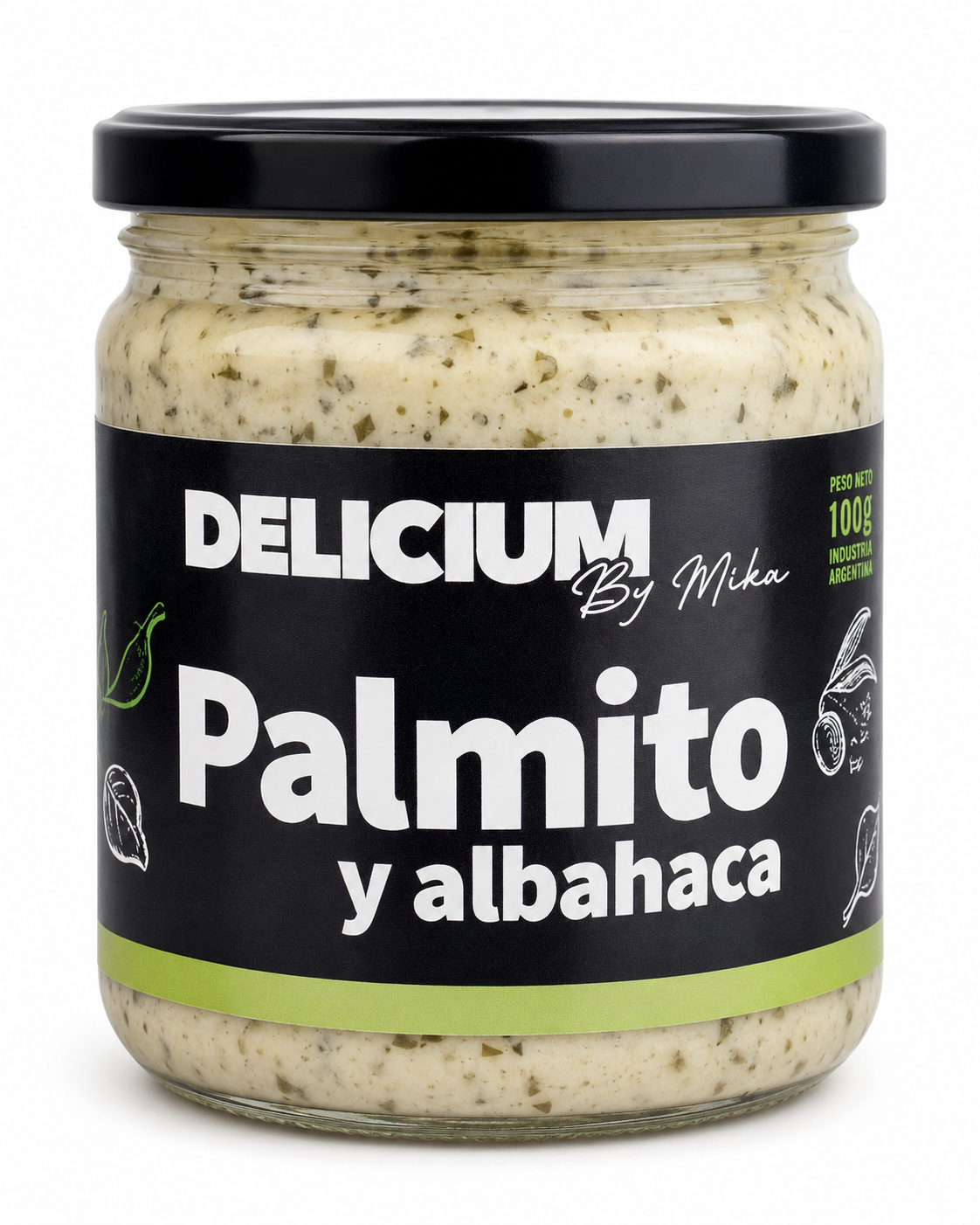 PALMITO Y ALBAHACA DELICIUM BY MIKA 190G