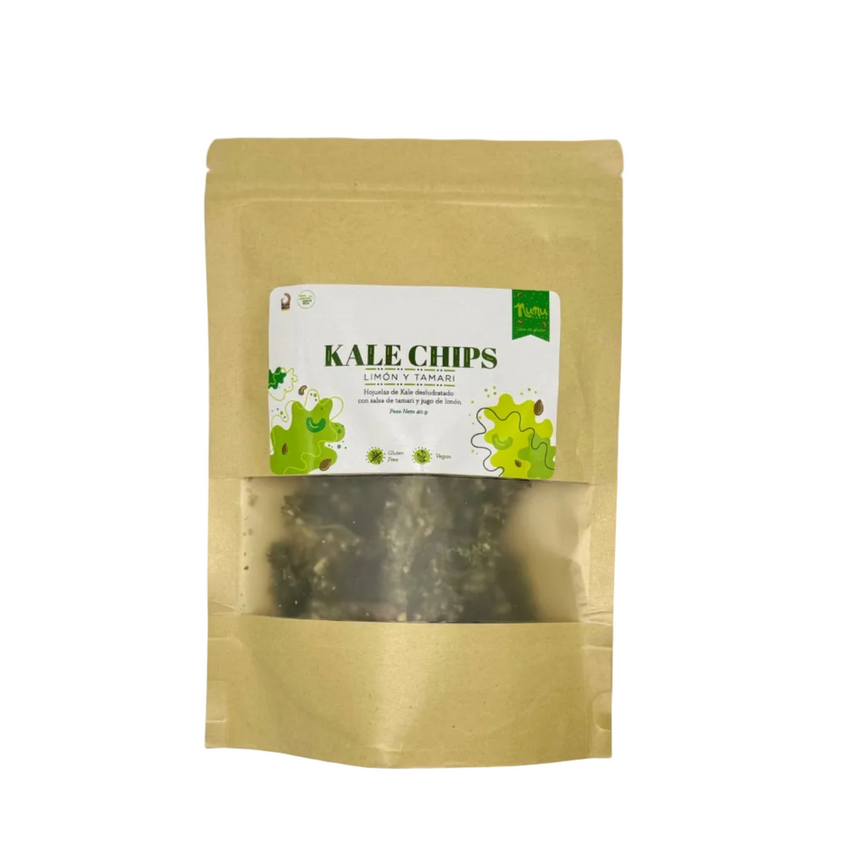 SNACK KALE CHIPS LIMON TAMARI 40g