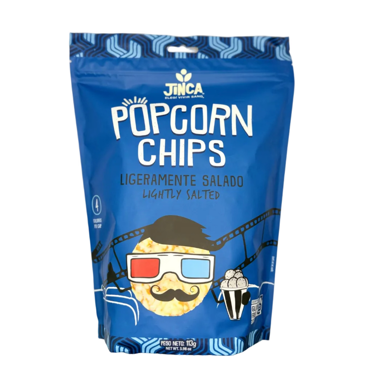 SNACK POP CORN CHIPS SALADO JINCA FOODS 113g
