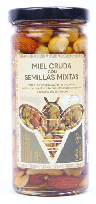 MIEL CRUDA SEMILLAS MIXTA POLLEN KEEPERS 330g