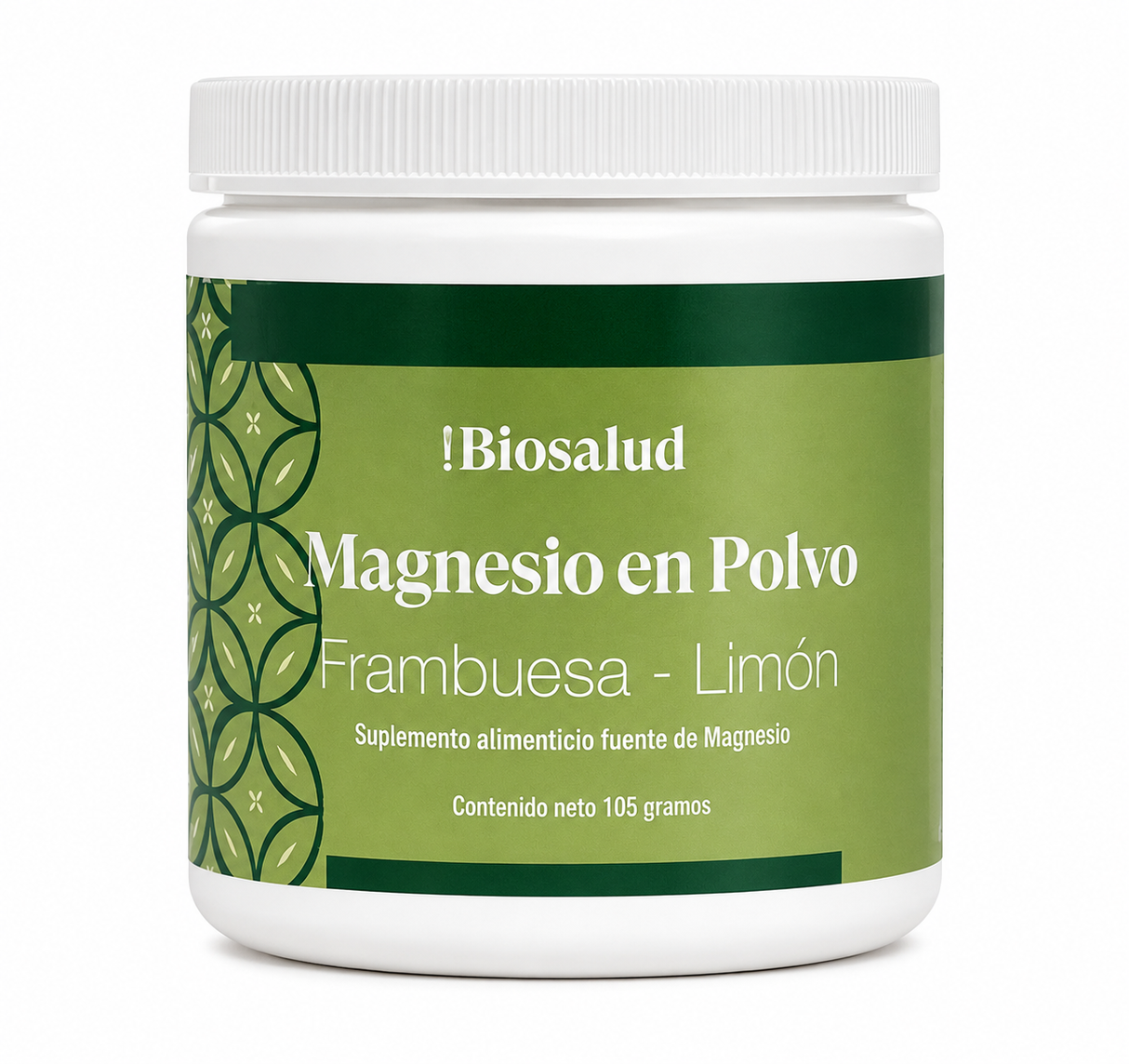 MAGNESIO EN POLVO FRAMBUESA- LIMÓN BIOSALUD 105G