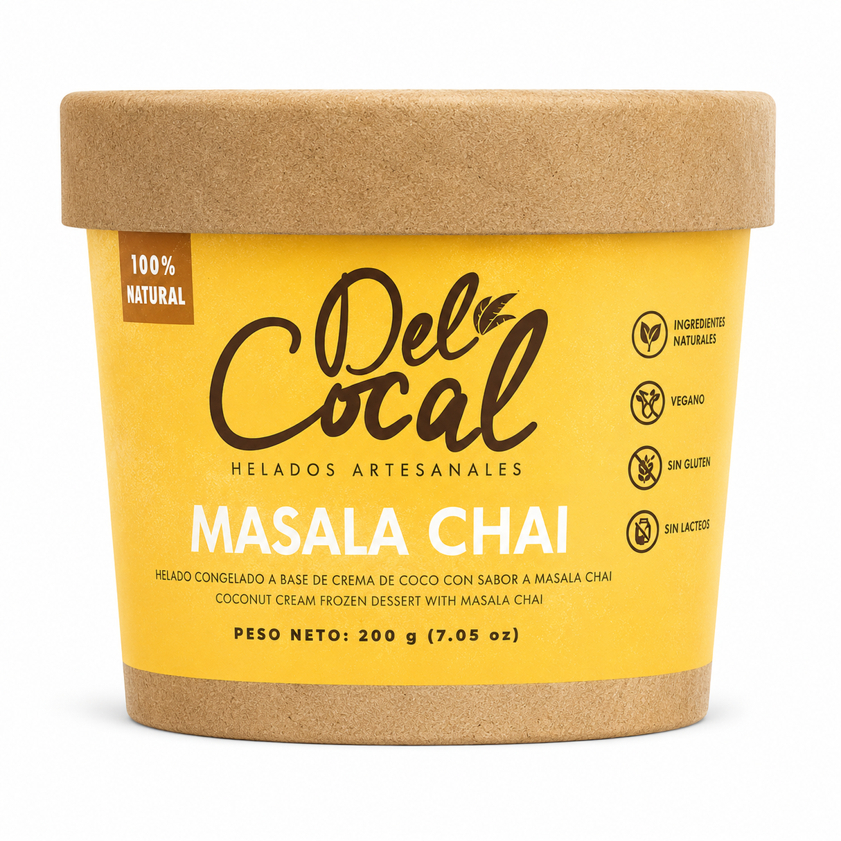 HELADO MASALA CHAI DEL COCAL 200G