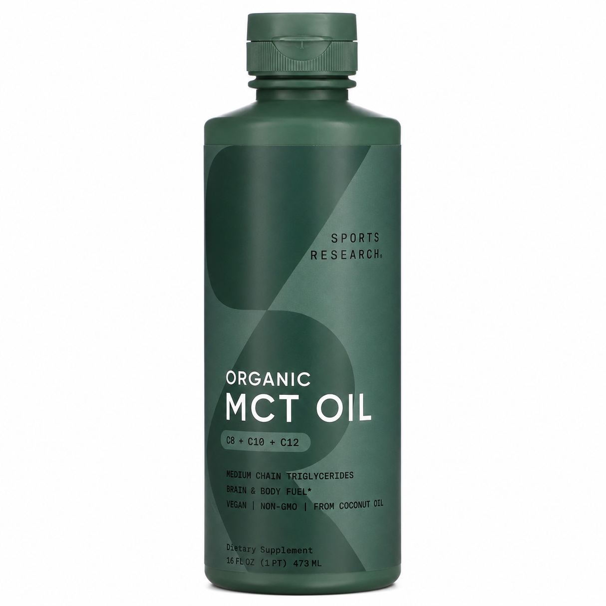 ACEITE MCT ORGANICO SPORTS RESEARCH 473ml