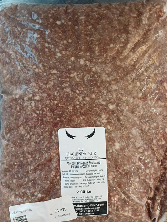 CARNE MOLIDA HACIENDA DEL SUR 2K