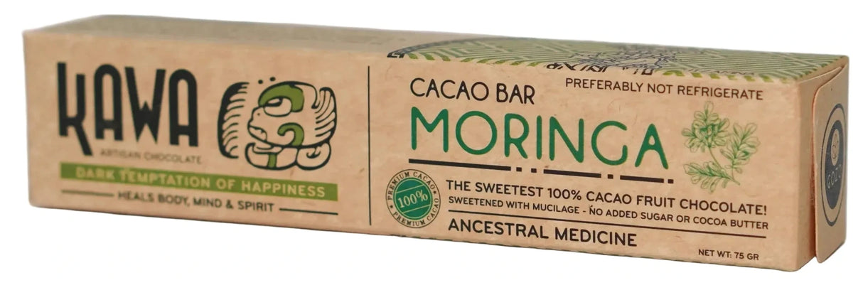 BARRA DE CACAO - MORINGA KAWA 75G