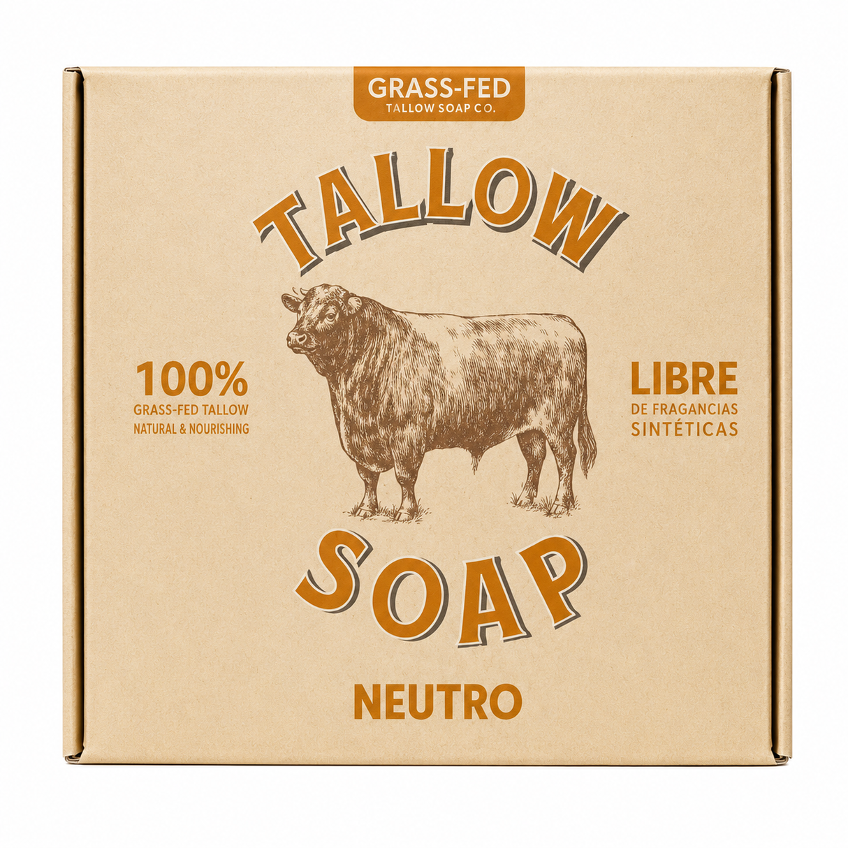 JABÓN TALLOW SOAP NEUTRO GRASSFED 100G