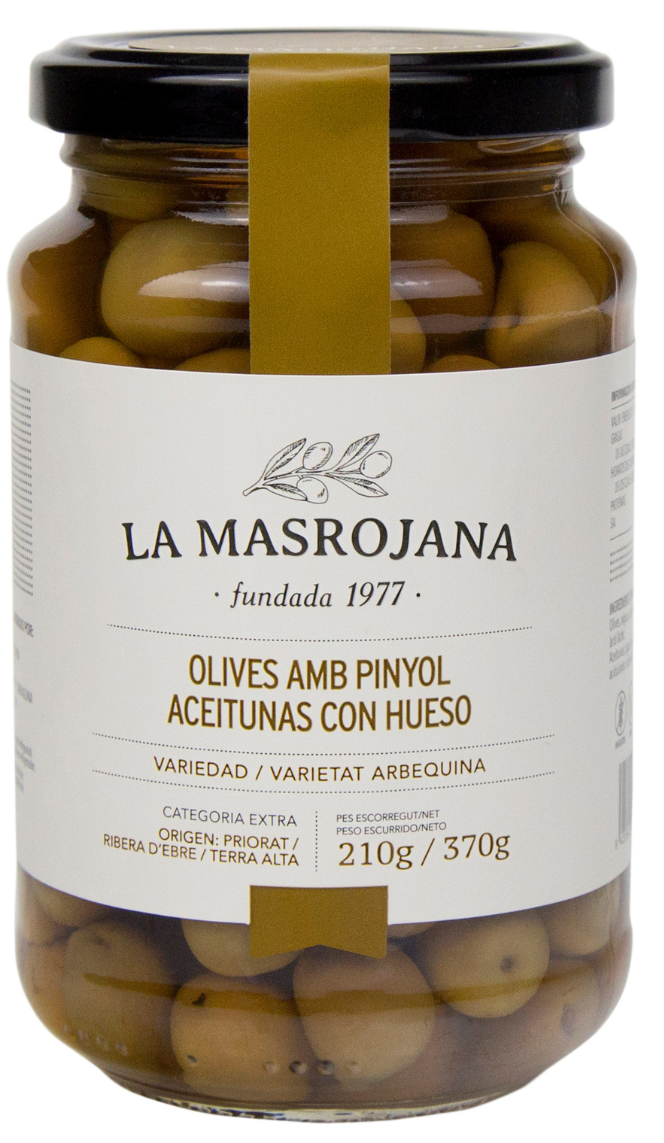 ACEITUNAS ECO ARBEQUINA LA MASROJANA 220GRS