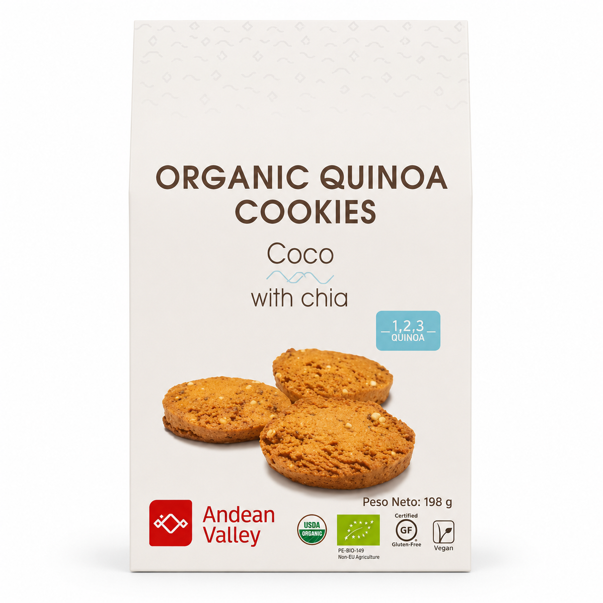 GALLETA QUINOA COCO CON CHÍA ANDEAN VALLEY