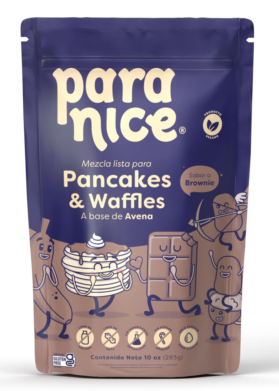 MEZCLA PANCAKE BROWNIE PARANICE 283G
