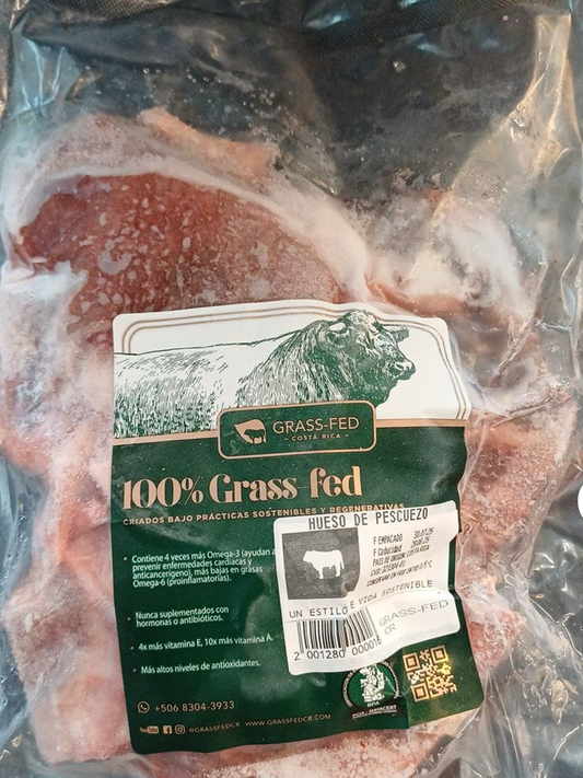 HUESO PESCUEZO CARNUDA RES GRASS FED UNIDAD