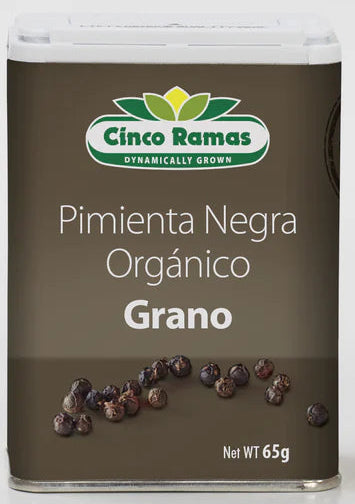 PIMIENTA NEGRA POLVO ORGÁNICO CINCO RAMAS