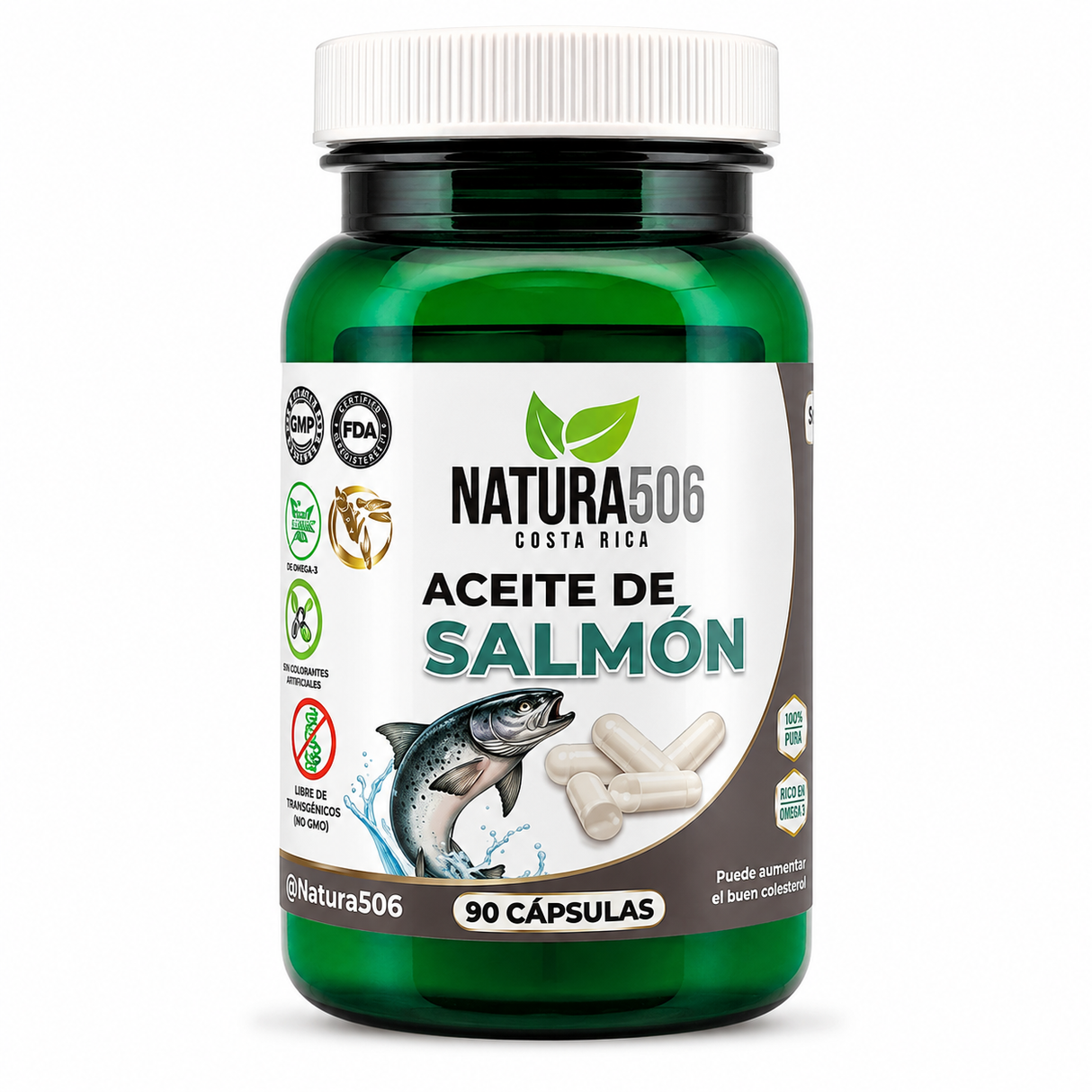 CÁPSULAS DE ACEITE DE SALMÓN NATURA 506 90 CÁPSULAS