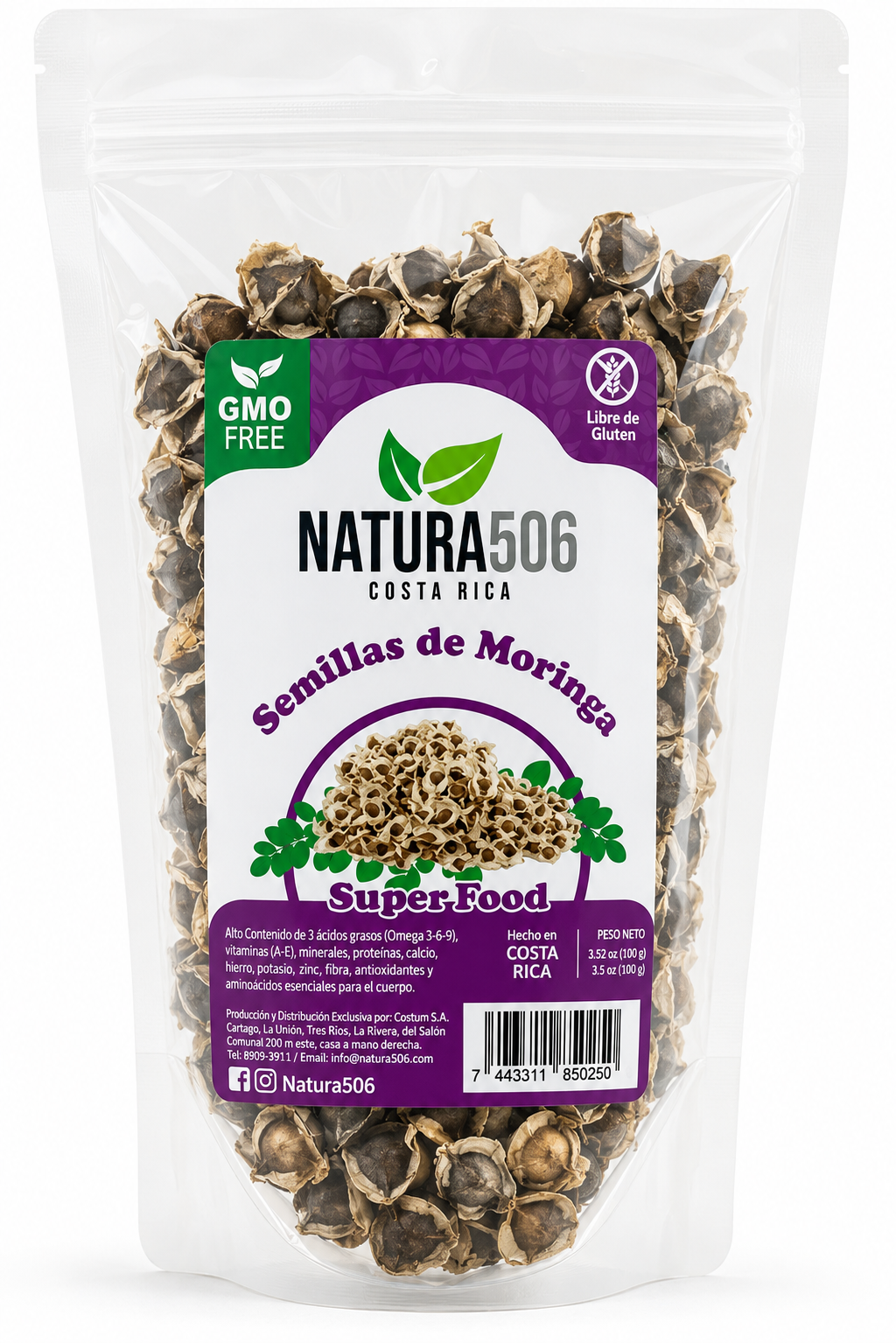 SEMILLA DE MORINGA NATURA 506 100g