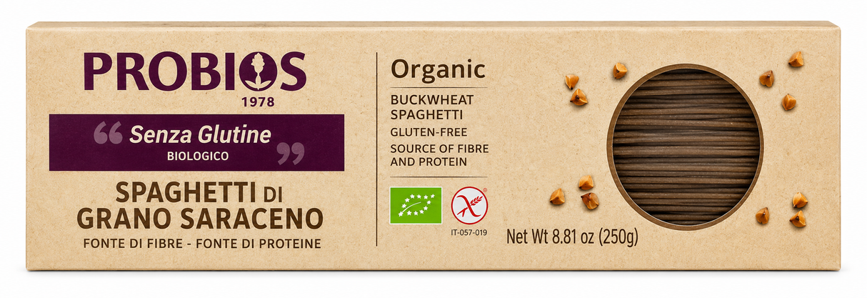 SPAGUETTI DI GRANO SARACENO ORGANIC PROBIOS 250G