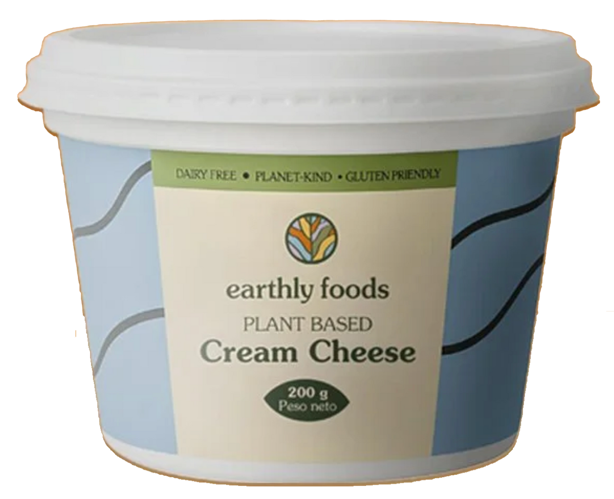 CREAM CHEESE PLANT BASED EARTHLY FOODS 200G