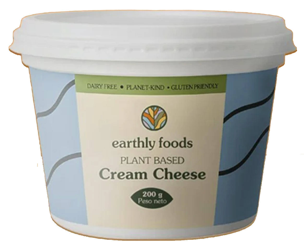 CREAM CHEESE PLANT BASED EARTHLY FOODS 200G