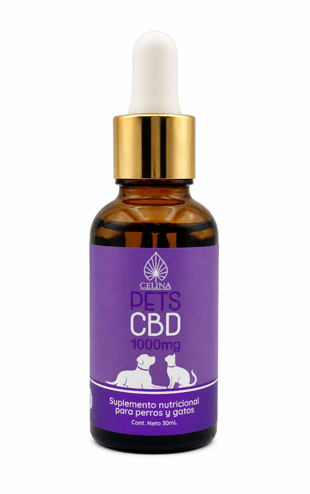 SUPLEMENTO PETS CBD 1000G CELINA 30ML