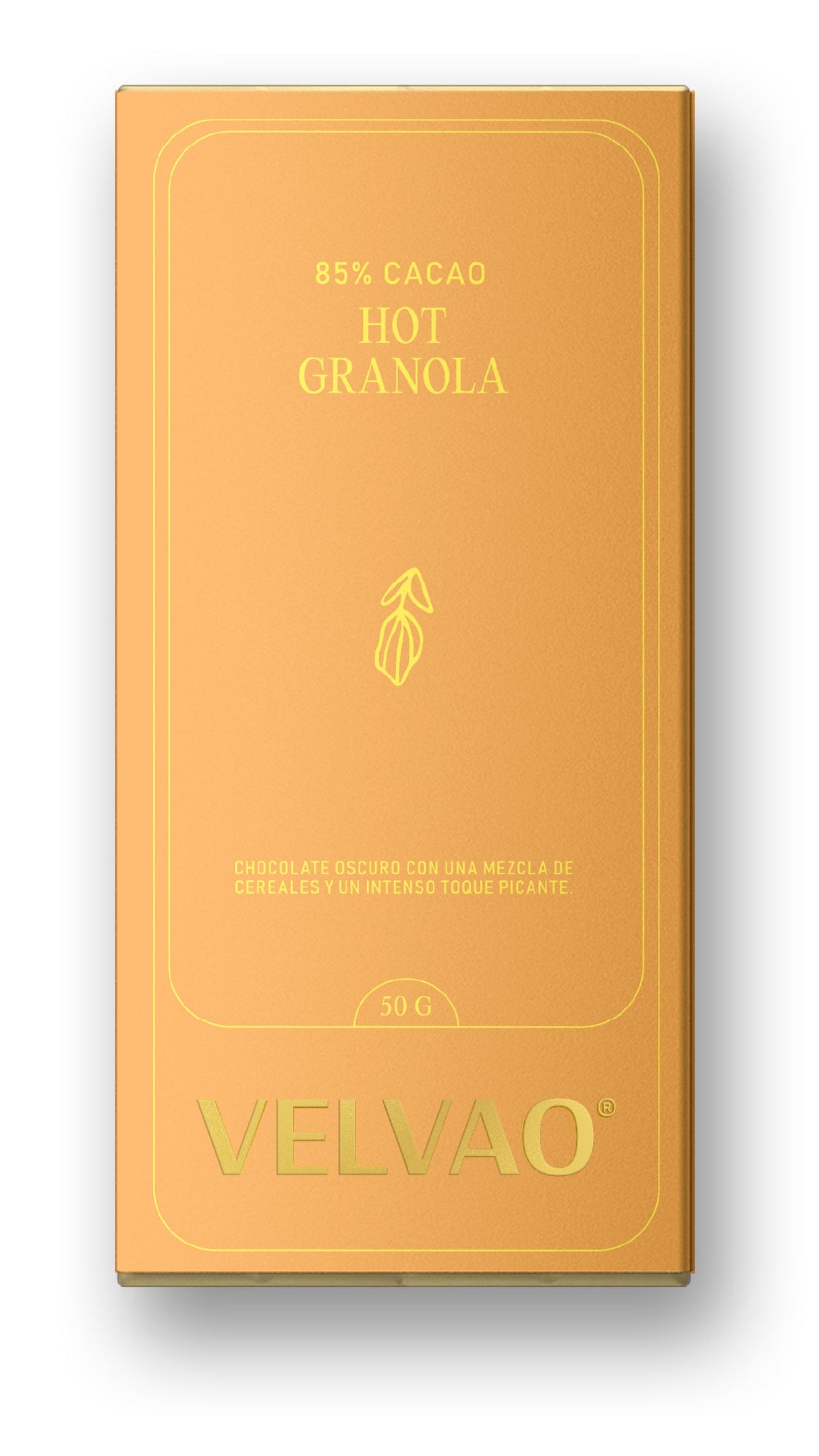 HOT GRANOLA CHOCOLATE  85% VELVAO 50G