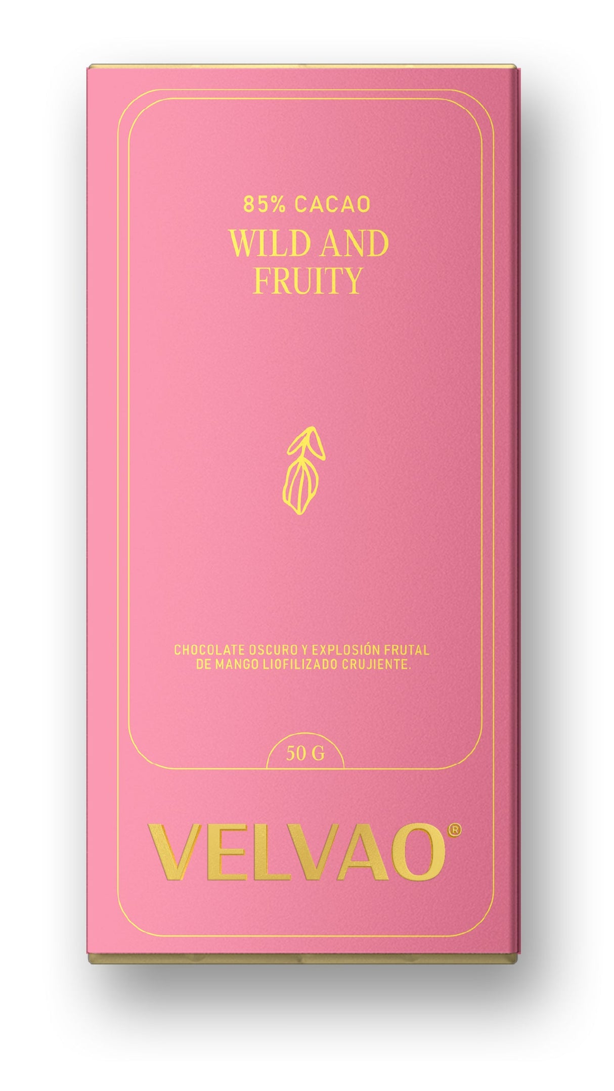 WILD AND FRUITY 85% CHOCOLATE VELVAO 50G