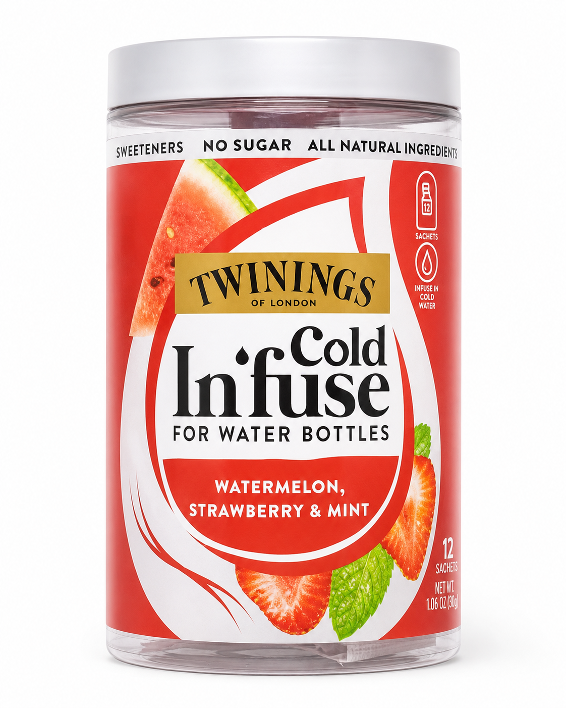 TÉ INFUSIÓN WATERMELON MINT TWININGS 12 UNIDADES