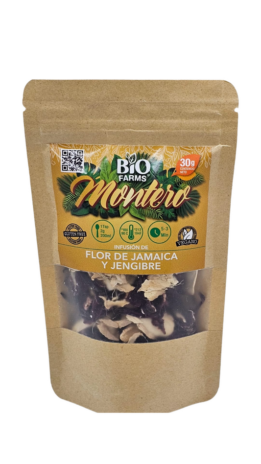 INFUSION JAMAICA JENGIBRE MONTERO 30G