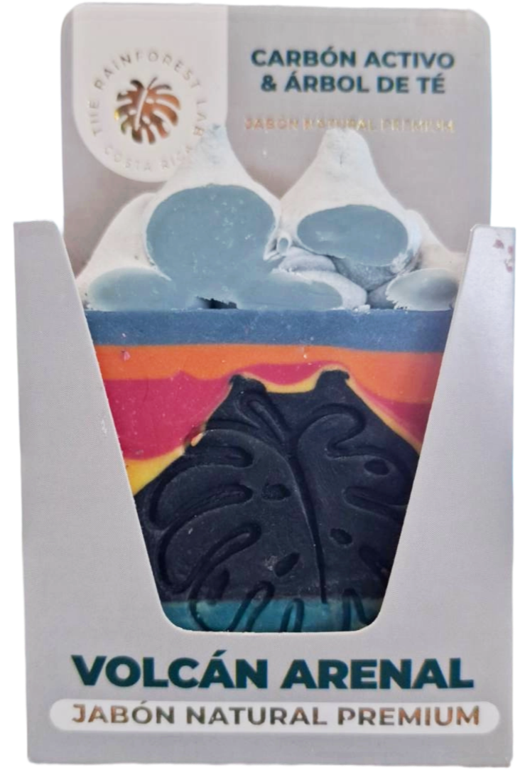 JABÓN BARRA  - VOLCÁN ARENAL -  THE RAIN FORREST LABS 170g
