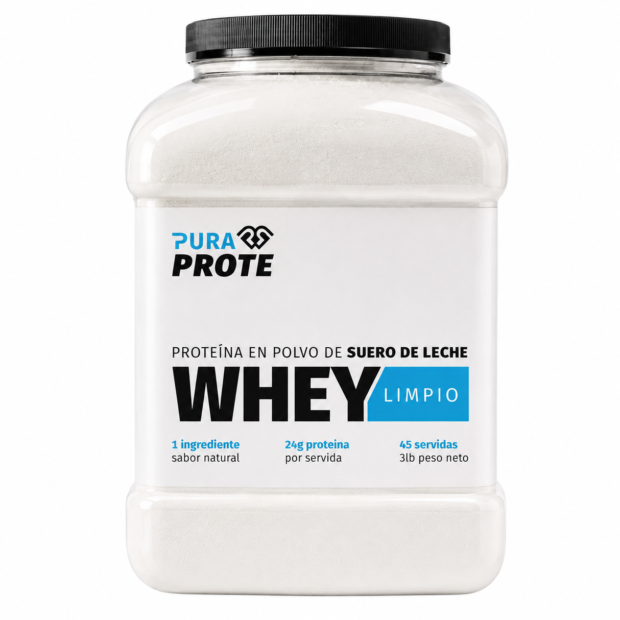 PROTEINA SUERO DE LECHE WHEY PURA PROTE 3LB