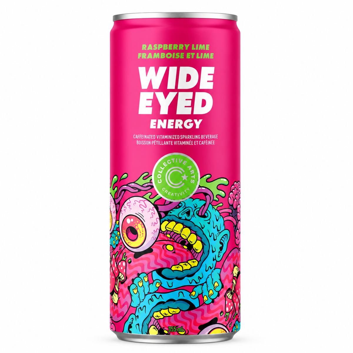 BEBIDA WIDE EYED RASBERRY LIME 355ML