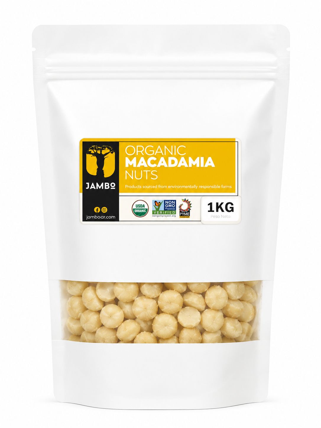 MACADAMIA ORGANICA JAMBO 1kg