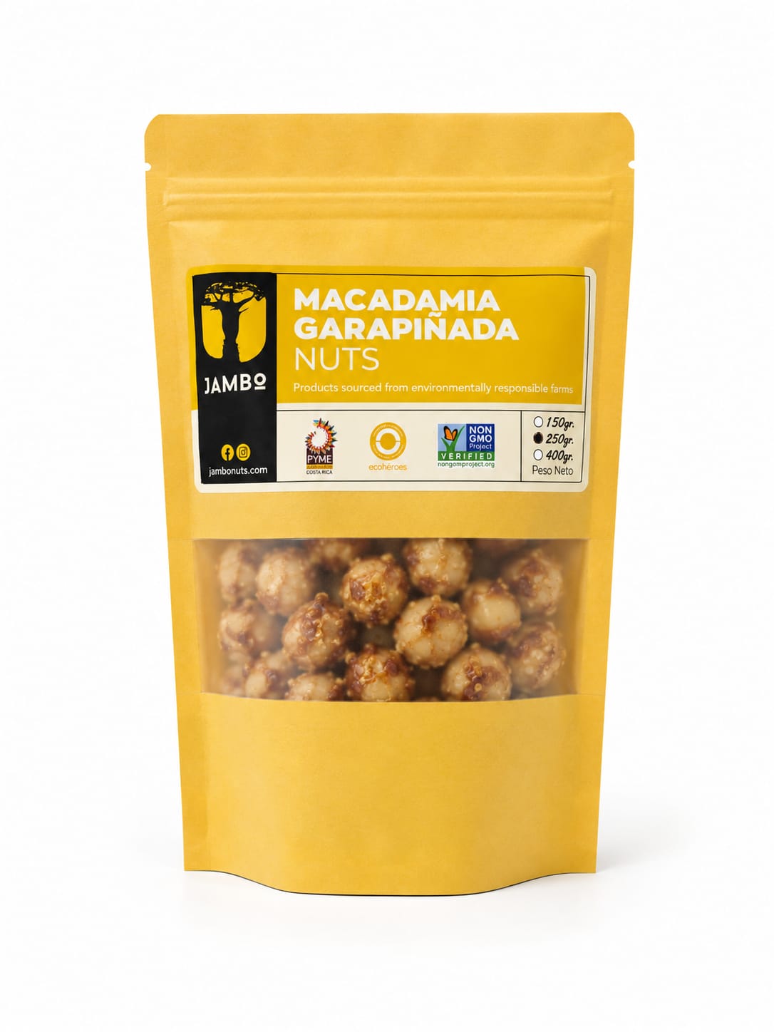 MACADAMIA GARAPINADA JAMBO 250g