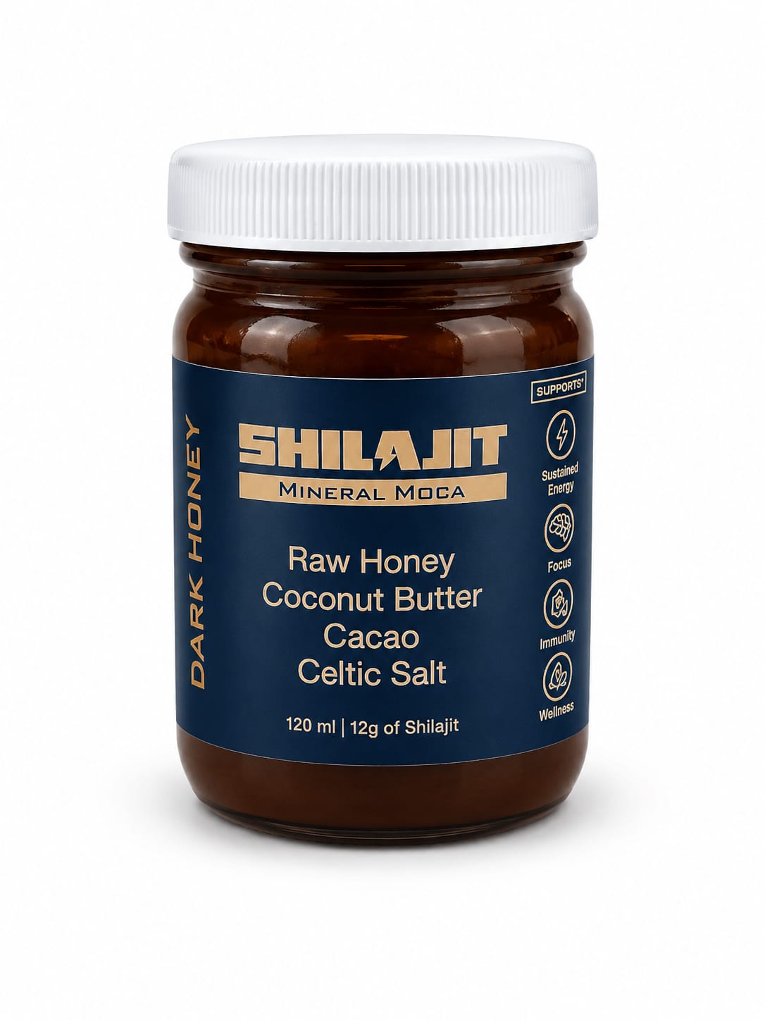 DARK HONEY SHILAJIT MINERAL MOCA 120ml