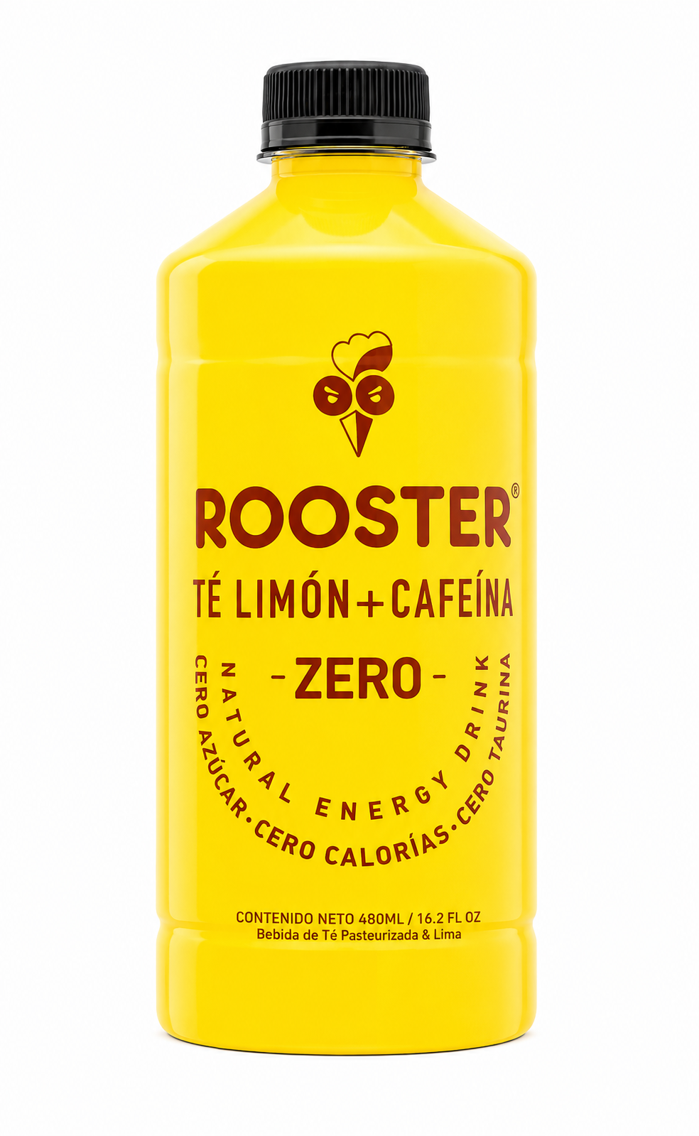 BEBIDA ENERGÉTICA TÉ DE LIMÓN + CAFEÍNA -  ROOSTER 600ML