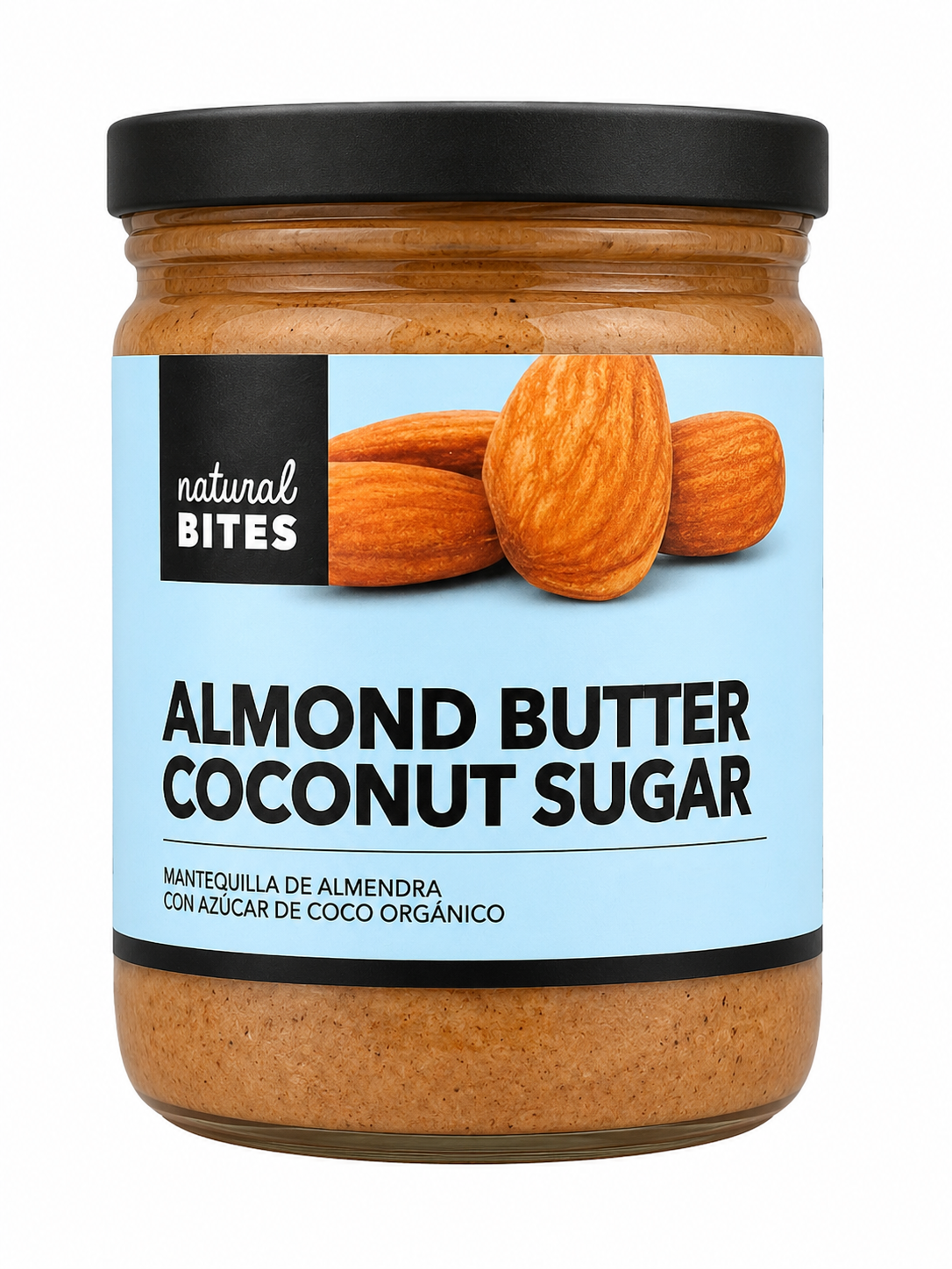 MANTEQUILLA ALMENDRA CON AZUCAR DE COCO NATURAL BITES 265G