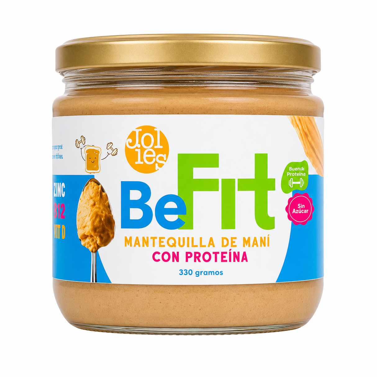 MANTEQUILLA BEFIT MANI CON PROTEINA - JOLIES 220G