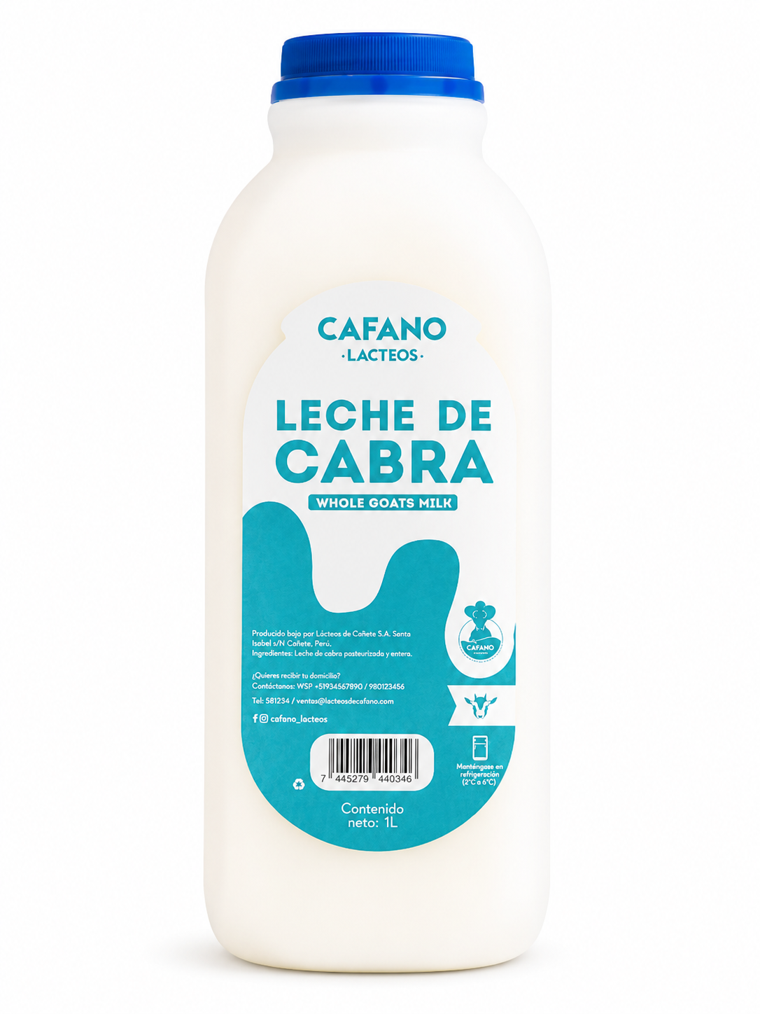 LECHE CABRA CAFANO 1L