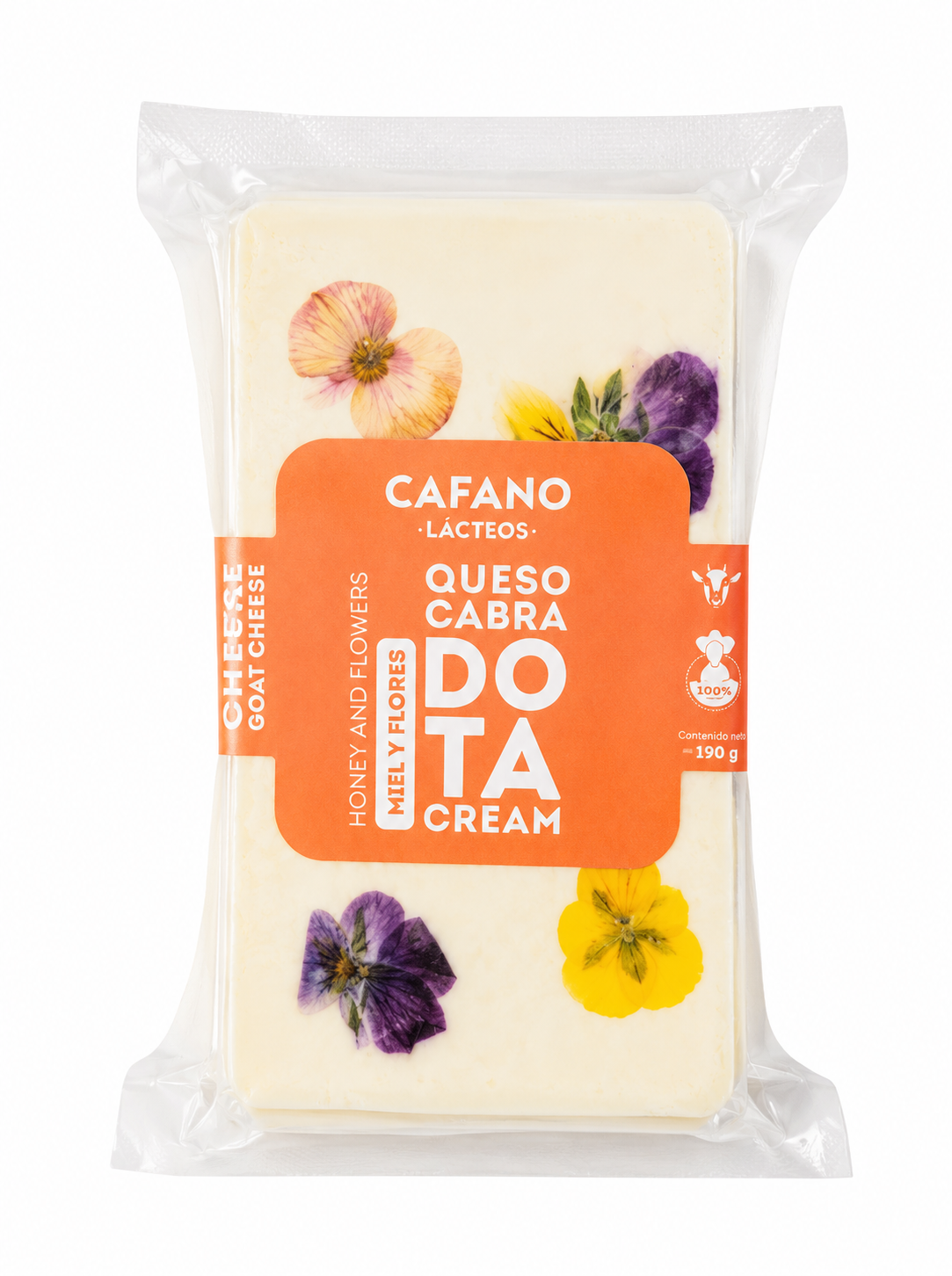 QUESO DOTA CREAM CABRA MIEL Y FLORES CAFANO 150G