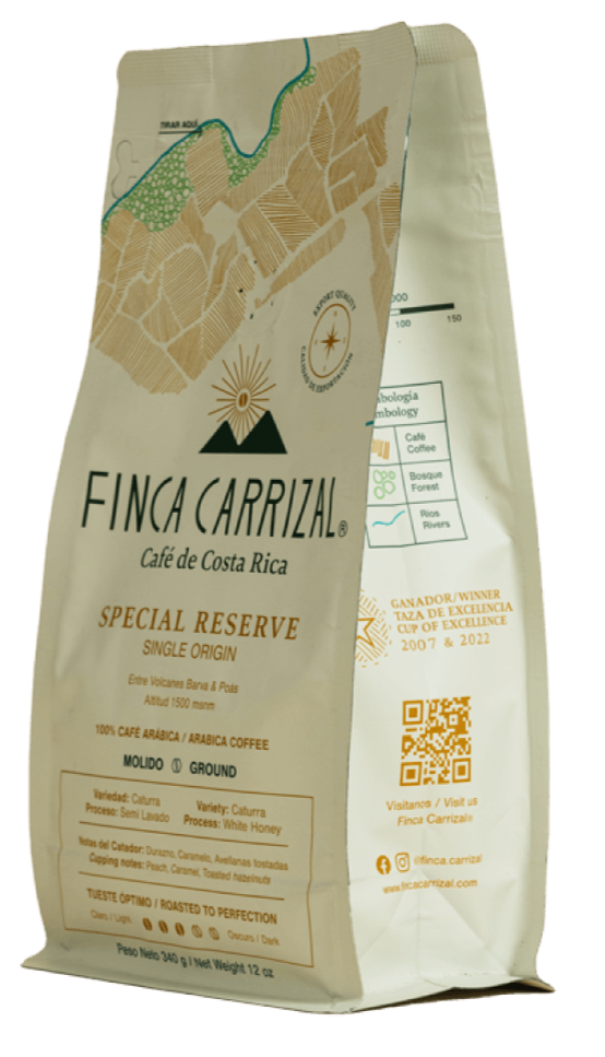 CAFÉ MOLIDO SINGLE ORIGIN FINCA CARRIZAL 340G