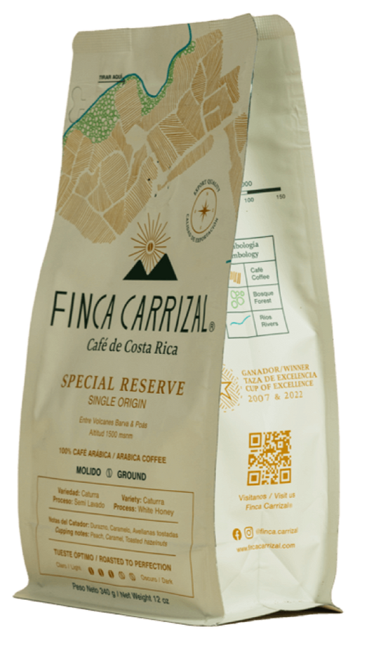 CAFÉ MOLIDO SINGLE ORIGIN FINCA CARRIZAL 340G