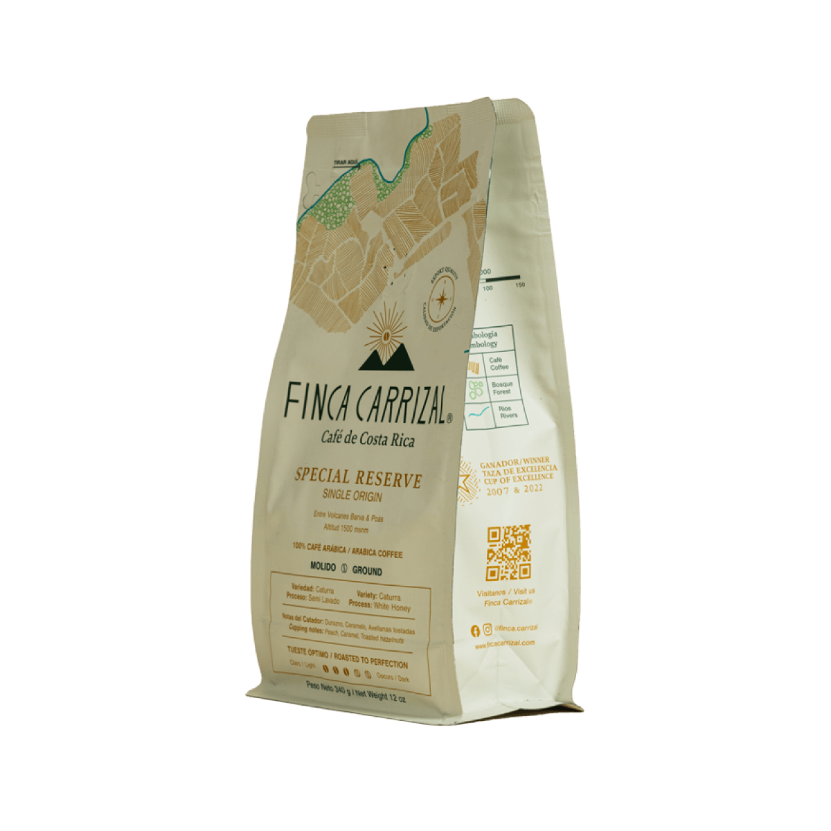 CAFÉ MOLIDO SINGLE ORIGIN FINCA CARRIZAL 340G